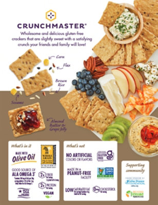 Crunchmaster Mulitgrain Sea Salt 3.54oz - 3.54 OZ - Image 5