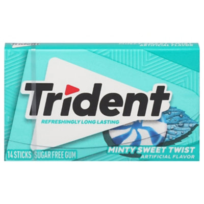 Trident Mint Sweet Twist Sugar Free Gum - 14 CT - Image 3