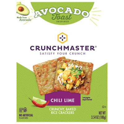 Crunchmaster Avocado Toast Chili Lime 3.54oz - 3.54 OZ