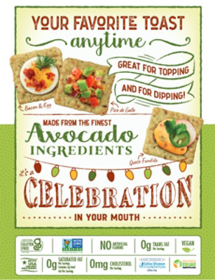 Crunchmaster Avocado Toast Guacamole 3.54oz - 3.54 OZ - Image 5
