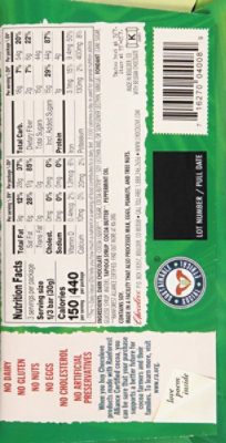 Chocolove Bar Filled Mint Creme Dark Chocolate - 3.2 OZ - Image 6