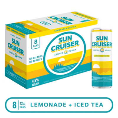Sun Cruiser Lemonade Plus Iced Tea 8pk Wrap 8x12oz - 8-12 FZ - Image 1