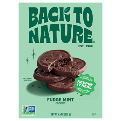 Back To Nature Cookies Fudge Mint 5.5oz - 5.5 OZ - Image 2