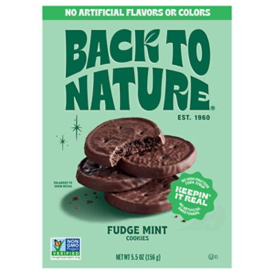 Back To Nature Cookies Fudge Mint 5.5oz - 5.5 OZ - Image 1
