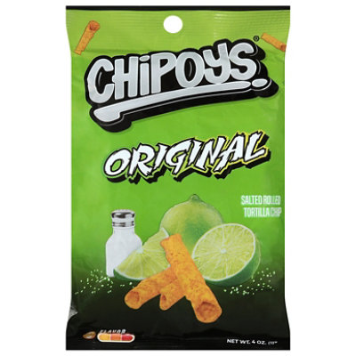 Chipoys Orig Tortilla Chips - 4 OZ - jewelosco
