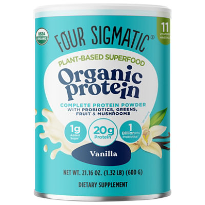 Four Sigmatic Plant Protein Vanilla - 21.16 OZ - Image 2