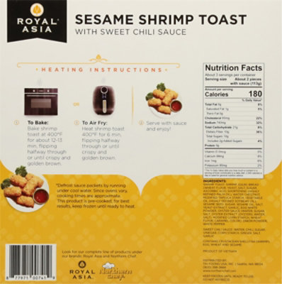 Royal Asia Sesame Shrimp Toast Sweet Chili Sauce 10oz - 10 OZ - Image 6