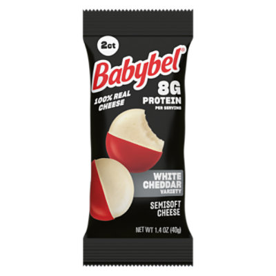 Mini Babybel White Cheddar Cheese - 2 CT