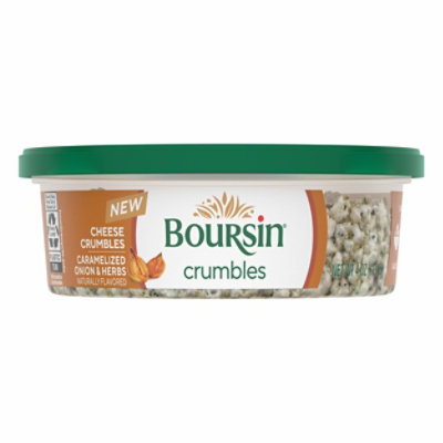 Boursin Crumbles Caramelized Onion & Herbs Cheese Crumbles - 4 Oz - Image 1