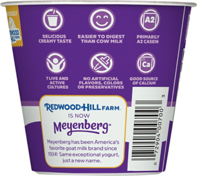 Meyenberg Yogurt Cup Whole Goat Milk - 6 OZ - Image 3