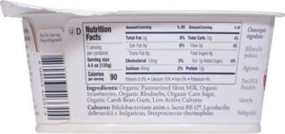 Norr Organic Yogurt Nonfat Strawberry Rhubarb - 4.4 Oz - Image 5