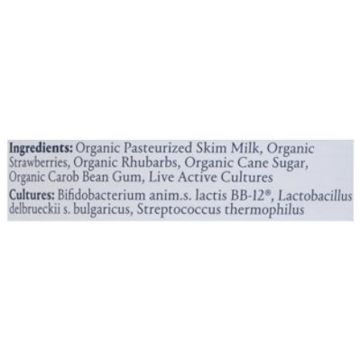 Norr Organic Yogurt Nonfat Strawberry Rhubarb - 4.4 Oz - Image 3