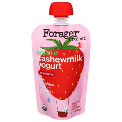 Forager Project Yogurt Cashewmilk Strawberry Organic - 3.2 FZ - Image 2