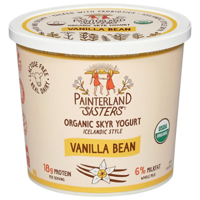 Painterland Sisters Yogurt Vanilla Skyr Style Organic - 24 OZ - Image 2