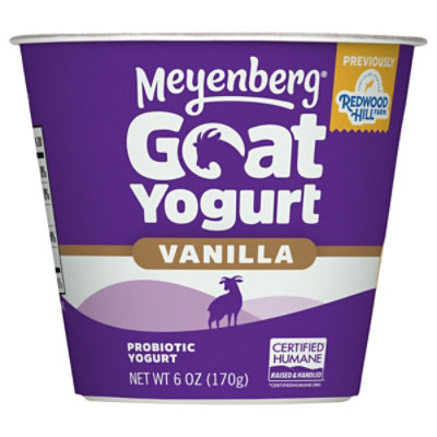 Meyenberg Yogurt Whole Goat Milk Vanilla - 6 OZ - Image 1