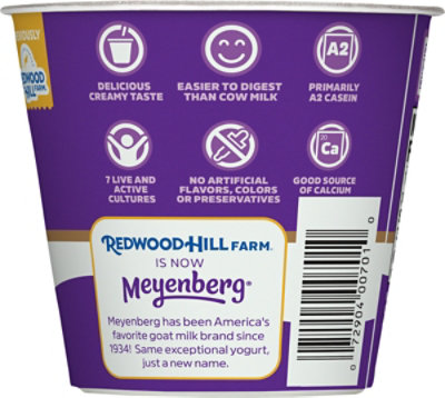 Meyenberg Yogurt Whole Goat Milk Vanilla - 6 OZ - Image 3