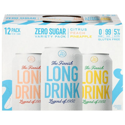 Long Drink Cktl Zero Variety Pk - 12-12 FZ - Image 2