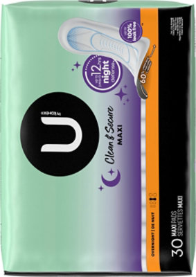 U By Kotex Prem Maxiovrnt Pad 30 - 30 CT - Image 5