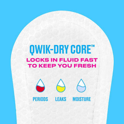 Carefree Panty Liners Long Flat Unscented 92ct - 92 CT - Image 4