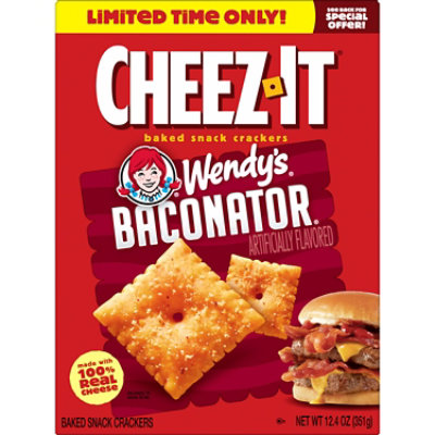 Cheez It Wendy's Baconator Snack Crackers - 12.4 Oz - Image 4
