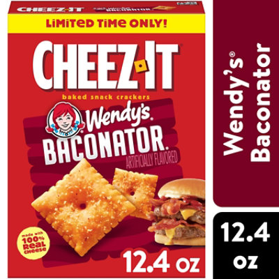 Cheez It Wendy's Baconator Snack Crackers - 12.4 Oz - Image 1