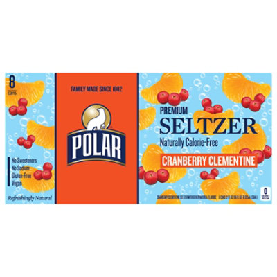 Polar Seltzer Cranberry Clementine 8-12fz - 8-12 FZ - Image 2