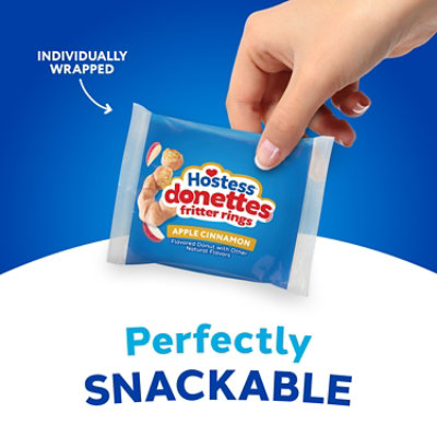 Hostess Apple Cinnamon Fritter Ring Donettes 6 Count - 10.36 OZ - Image 3