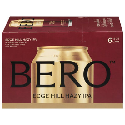 Bero Edge Hill Hazy Ipa Non-alcoholic 6-12 Fl Oz In Cans - 6-12 FZ - Image 2
