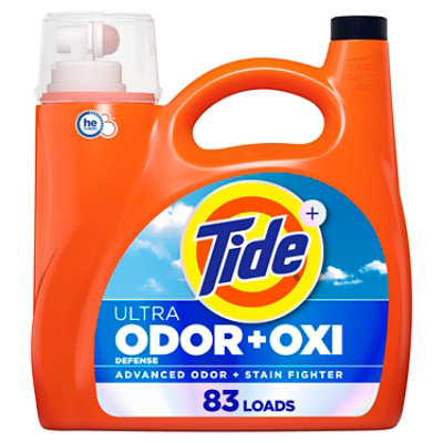 Tide He Liquid Laundry Detergent With Oxi & Odor Defense, Original Scent - 117 Oz. - 117 FZ - Image 1