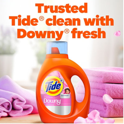 Tide He Liquid Laundry Detergent With Downy, April Fresh - 117 Oz. - 117 FZ - Image 3
