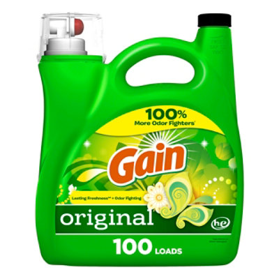 Gain He Liquid Laundry Detergent Original Scent 144 Oz. - 144 FZ - Image 1