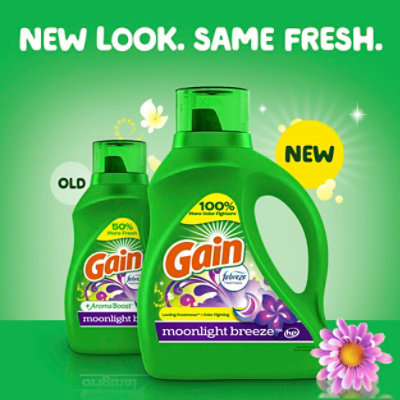 Gain He Liquid Laundry Detergent With Febreze Freshness Moonlight Breeze 144 Oz. - 144 FZ - Image 2