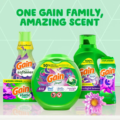 Gain He Liquid Laundry Detergent With Febreze Freshness Moonlight Breeze 144 Oz. - 144 FZ - Image 7