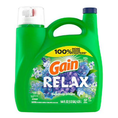Gain He Liquid Laundry Detergent, Relax, Dewdrop Dreams - 144 Oz. - 144 FZ - Image 8