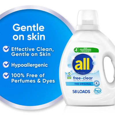All Ultra Liquid Laundry Detergent, Free & Clear - 73 Oz. - 73 FZ - Image 3
