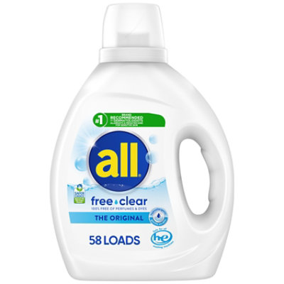 All Ultra Liquid Laundry Detergent, Free & Clear - 73 Oz. - 73 FZ - Image 1