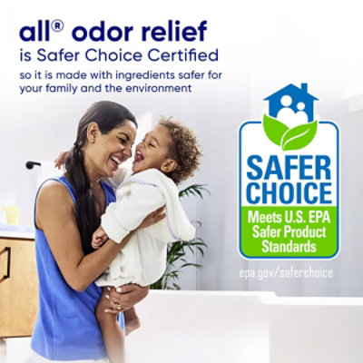 All Ultra Liquid Laundry Detergent Odor Relief, Free & Clear - 73 Oz. - 73 FZ - Image 1