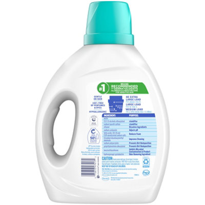 All Ultra Liquid Laundry Detergent Odor Relief, Free & Clear - 73 Oz. - 73 FZ - Image 4