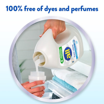 All Ultra Liquid Fabric Softener, Free & Clear - 80 Oz. - 80 FZ - Image 3