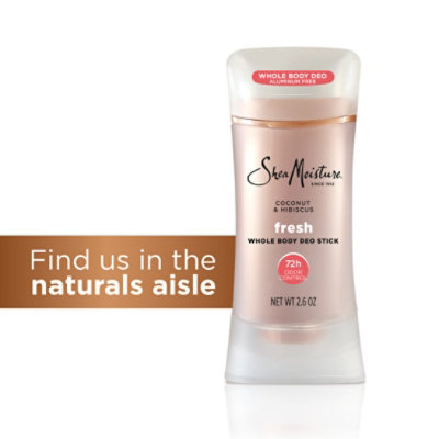 Sheamoisture Deodorant Stick Coconut & Hibiscus 2.6 Fo - 2.6 FZ - Image 6