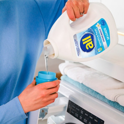 All Liquid Laundry Detergent Sensitive, Fresh Spring Breeze 73 Oz - 73 FZ - Image 4