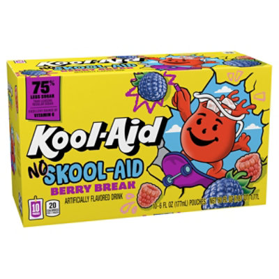 Kool-Aid No Skool-Aid Berry Break Artificially Flavored Drink - 10 - 6 Oz - Image 2