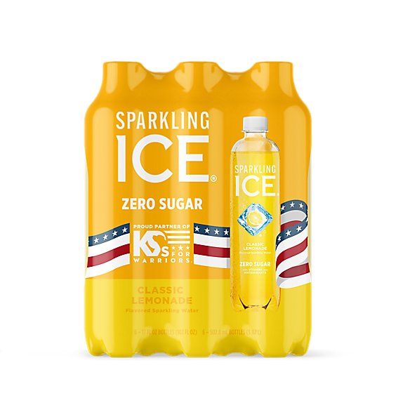 Sparkling Ice Classic Lemonade 6-17fz - 6-17 FZ - carrsqc Sparkling Ice Classic Lemonade 6-17fz - 6-17 FZ - carrsqc