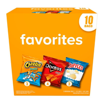 Frito Lay Favorites Variety Pack - 10 Count