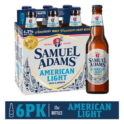 Sam Adams American Light Lager - 6-12 FZ - Image 1