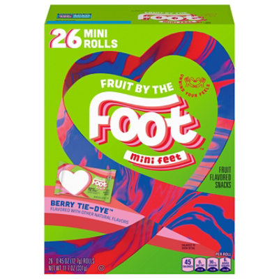 Fruit By The Foot Mini Berry Tie Dye Valentines Day 26 Count - 11.7 OZ - Image 1