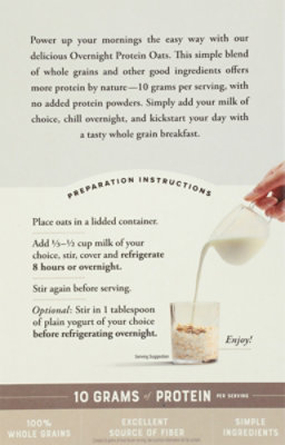 Bobs Red Mill Oats Overnight Protein Vanilla Almond - 8.48 OZ - Image 5