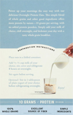 Bobs Red Mill Oats Overnight Protein Blueberry & Cream - 8.48 OZ - Image 5