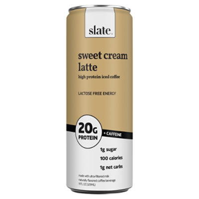 Slate Protein Latte Sweet Cream 11fz - 11 FZ - Image 2