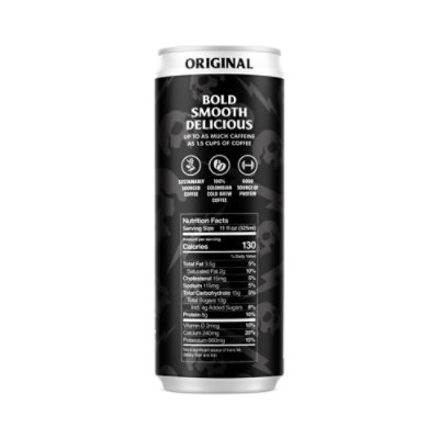 Death Wish Coffee Co. Premium Original Latte 100% Colombian Cold Brew Fair Trade™ Coffee - 11 Oz - Image 4